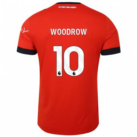 Kandiny Enfant Maillot Cauley Woodrow #10 Rouge Tenues Domicile 2023/24 T-Shirt