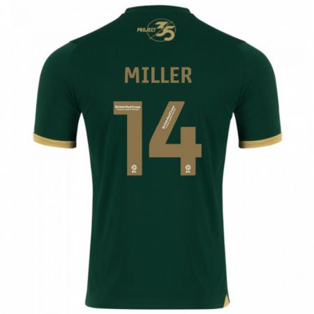 Kandiny Enfant Maillot Mickel Miller #14 Vert Tenues Domicile 2023/24 T-Shirt