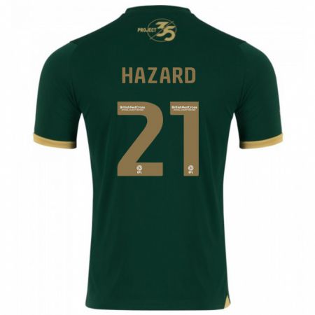 Kandiny Enfant Maillot Conor Hazard #21 Vert Tenues Domicile 2023/24 T-Shirt