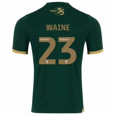 Kandiny Enfant Maillot Ben Waine #23 Vert Tenues Domicile 2023/24 T-Shirt