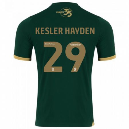 Kandiny Enfant Maillot Kaine Kesler-Hayden #29 Vert Tenues Domicile 2023/24 T-Shirt