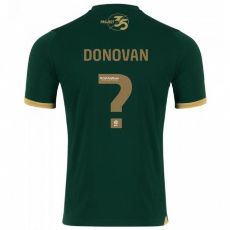 Kandiny Enfant Maillot Henry Donovan #0 Vert Tenues Domicile 2023/24 T-Shirt