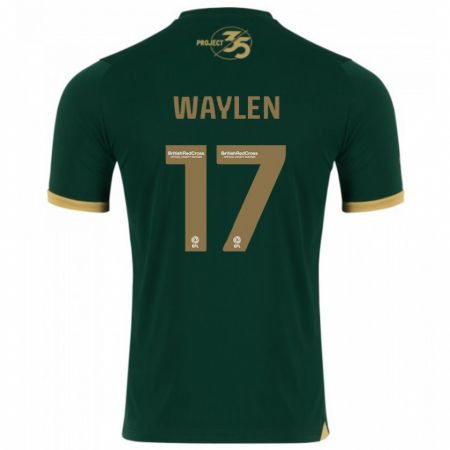 Kandiny Enfant Maillot Libby Waylen #17 Vert Tenues Domicile 2023/24 T-Shirt