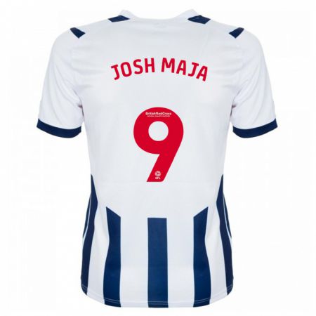 Kandiny Enfant Maillot Josh Maja #9 Blanc Tenues Domicile 2023/24 T-Shirt