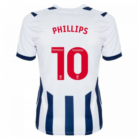 Kandiny Enfant Maillot Matt Phillips #10 Blanc Tenues Domicile 2023/24 T-Shirt