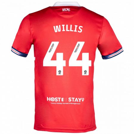 Kandiny Enfant Maillot Pharrell Willis #44 Rouge Tenues Domicile 2023/24 T-Shirt