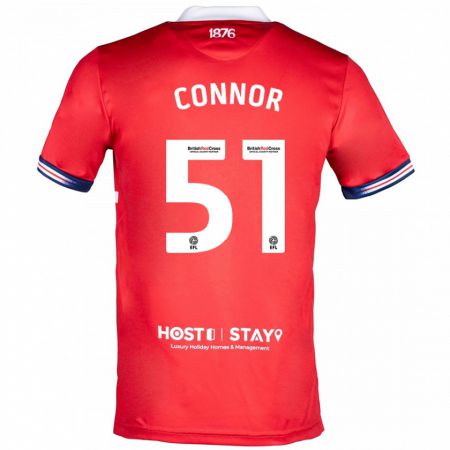 Kandiny Enfant Maillot Shea Connor #51 Rouge Tenues Domicile 2023/24 T-Shirt