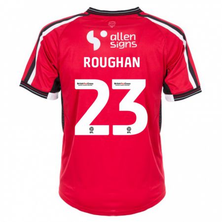 Kandiny Enfant Maillot Sean Roughan #23 Rouge Tenues Domicile 2023/24 T-Shirt