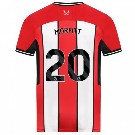 Kandiny Enfant Maillot Izzy Morfitt #20 Rouge Tenues Domicile 2023/24 T-Shirt