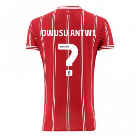 Kandiny Enfant Maillot Filbert Owusu-Antwi #0 Rouge Tenues Domicile 2023/24 T-Shirt