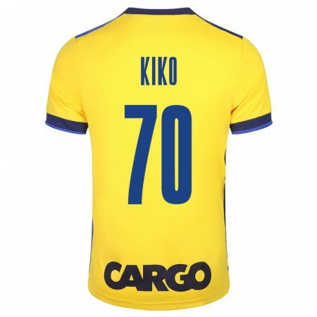 Kandiny Enfant Maillot Kiko Bondoso #70 Jaune Tenues Domicile 2023/24 T-Shirt