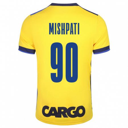 Kandiny Enfant Maillot Roi Mishpati #90 Jaune Tenues Domicile 2023/24 T-Shirt