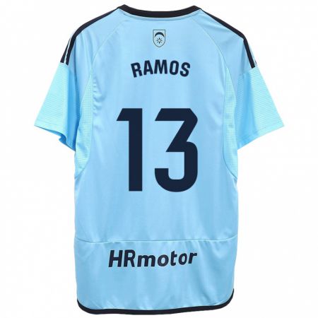 Kandiny Enfant Maillot Darío Ramos #13 Bleu Tenues Extérieur 2023/24 T-Shirt