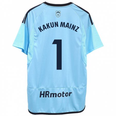 Kandiny Enfant Maillot Kakun Mainz #1 Bleu Tenues Extérieur 2023/24 T-Shirt