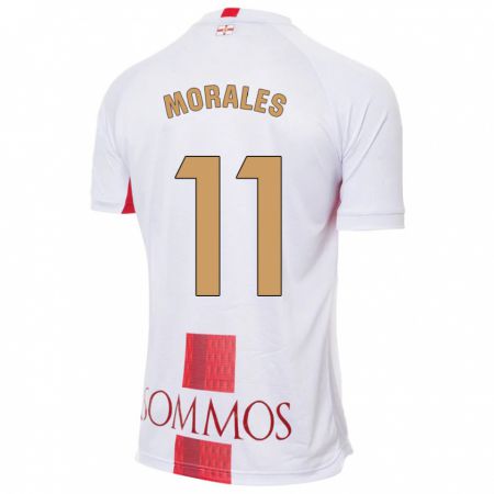 Kandiny Enfant Maillot Carolina Morales #11 Blanc Tenues Extérieur 2023/24 T-Shirt