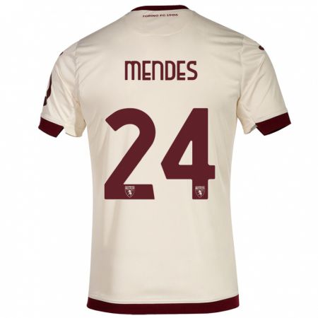 Kandiny Enfant Maillot Rodrigo Mendes #24 Champenois Tenues Extérieur 2023/24 T-Shirt