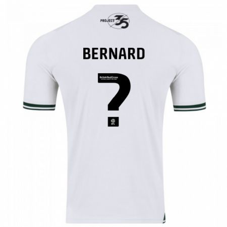 Kandiny Enfant Maillot Josh Bernard #0 Blanc Tenues Extérieur 2023/24 T-Shirt