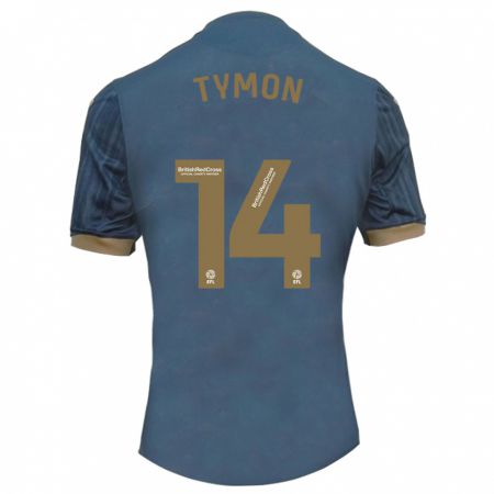 Kandiny Enfant Maillot Josh Tymon #14 Sarcelle Foncée Tenues Extérieur 2023/24 T-Shirt