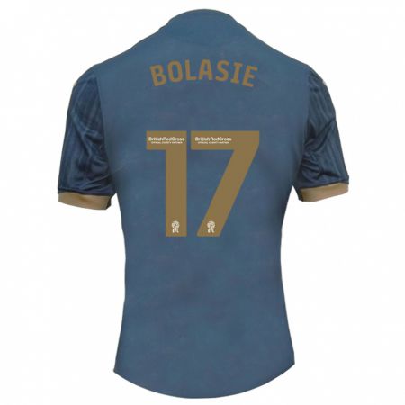 Kandiny Enfant Maillot Yannick Bolasie #17 Sarcelle Foncée Tenues Extérieur 2023/24 T-Shirt