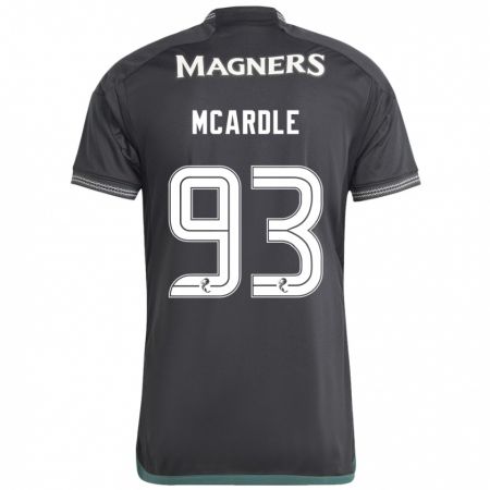 Kandiny Enfant Maillot Sean Mcardle #93 Noir Tenues Extérieur 2023/24 T-Shirt