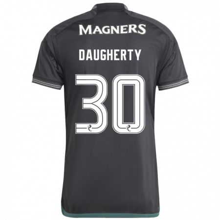 Kandiny Enfant Maillot Kelsey Daugherty #30 Noir Tenues Extérieur 2023/24 T-Shirt