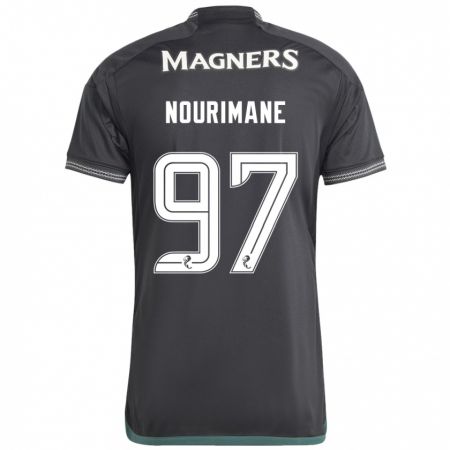 Kandiny Enfant Maillot Addi Nourimane #97 Noir Tenues Extérieur 2023/24 T-Shirt