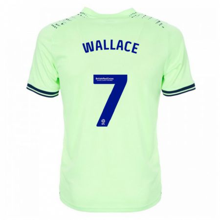 Kandiny Enfant Maillot Jed Wallace #7 Marin Tenues Extérieur 2023/24 T-Shirt