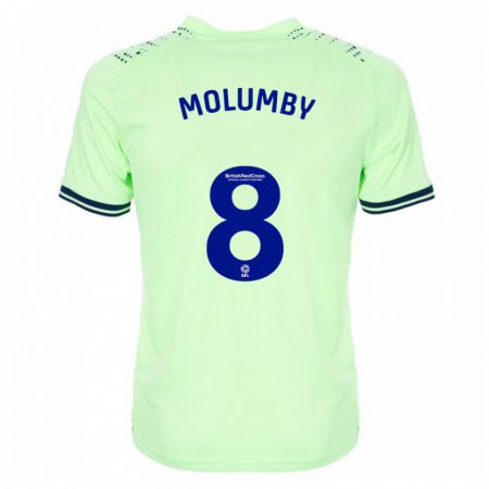 Kandiny Enfant Maillot Jayson Molumby #8 Marin Tenues Extérieur 2023/24 T-Shirt