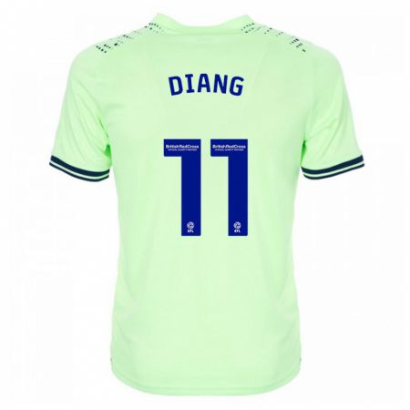 Kandiny Enfant Maillot Grady Diangana #11 Marin Tenues Extérieur 2023/24 T-Shirt