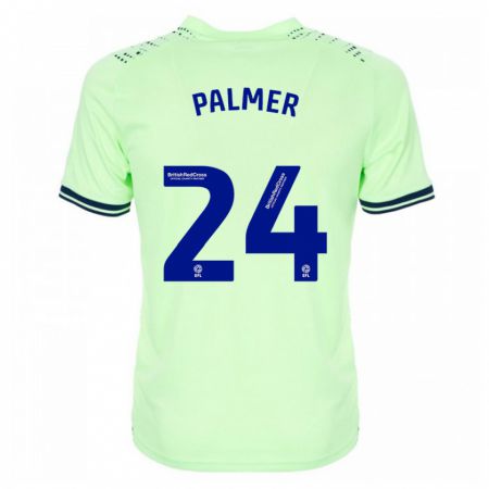 Kandiny Enfant Maillot Alex Palmer #24 Marin Tenues Extérieur 2023/24 T-Shirt