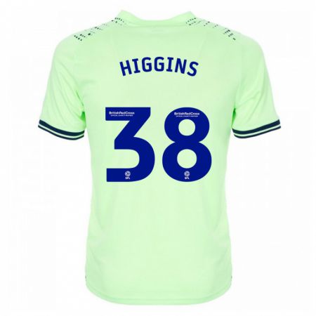 Kandiny Enfant Maillot Akeel Higgins #38 Marin Tenues Extérieur 2023/24 T-Shirt