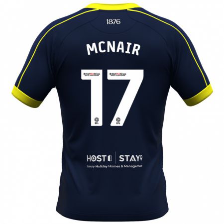 Kandiny Enfant Maillot Paddy Mcnair #17 Marin Tenues Extérieur 2023/24 T-Shirt