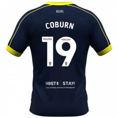 Kandiny Enfant Maillot Josh Coburn #19 Marin Tenues Extérieur 2023/24 T-Shirt