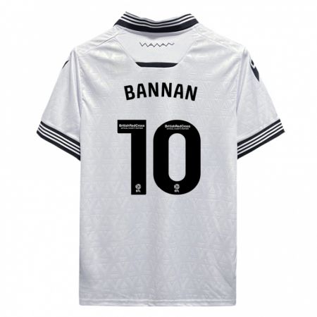 Kandiny Enfant Maillot Barry Bannan #10 Blanc Tenues Extérieur 2023/24 T-Shirt