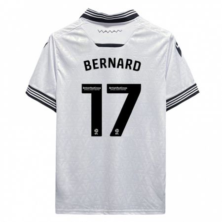 Kandiny Enfant Maillot Di'shon Bernard #17 Blanc Tenues Extérieur 2023/24 T-Shirt