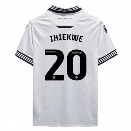 Kandiny Enfant Maillot Michael Ihiekwe #20 Blanc Tenues Extérieur 2023/24 T-Shirt