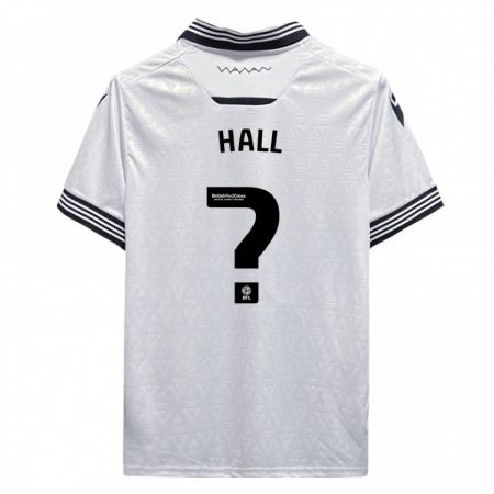 Kandiny Enfant Maillot Jack Hall #0 Blanc Tenues Extérieur 2023/24 T-Shirt