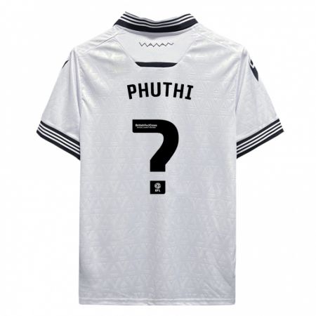 Kandiny Enfant Maillot Joey Phuthi #0 Blanc Tenues Extérieur 2023/24 T-Shirt
