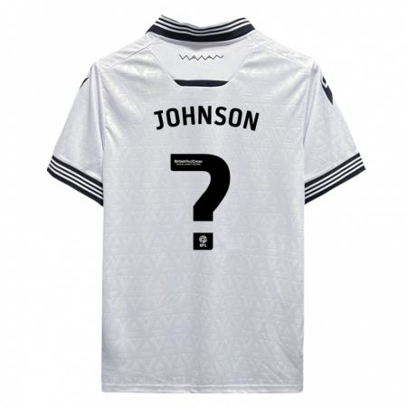 Kandiny Enfant Maillot Reece Johnson #0 Blanc Tenues Extérieur 2023/24 T-Shirt