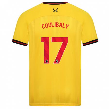 Kandiny Enfant Maillot Ismaila Coulibaly #17 Jaune Tenues Extérieur 2023/24 T-Shirt