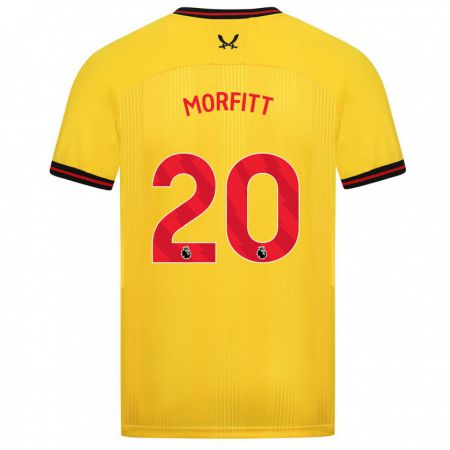 Kandiny Enfant Maillot Izzy Morfitt #20 Jaune Tenues Extérieur 2023/24 T-Shirt