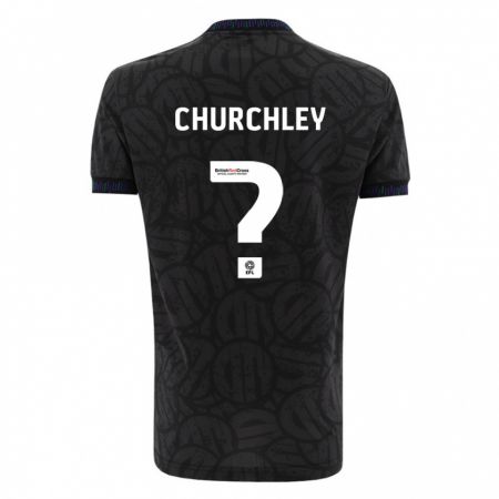 Kandiny Enfant Maillot Kai Churchley #0 Noir Tenues Extérieur 2023/24 T-Shirt