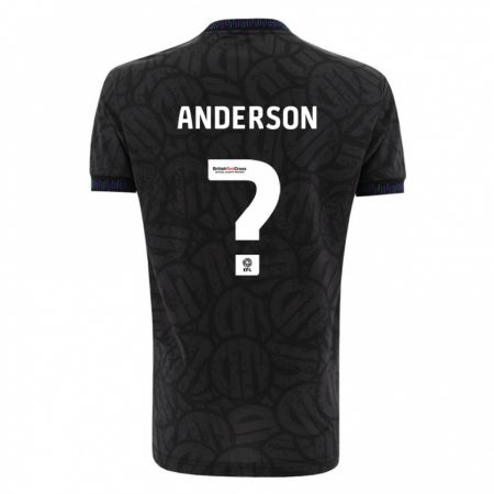 Kandiny Enfant Maillot Taine Anderson #0 Noir Tenues Extérieur 2023/24 T-Shirt