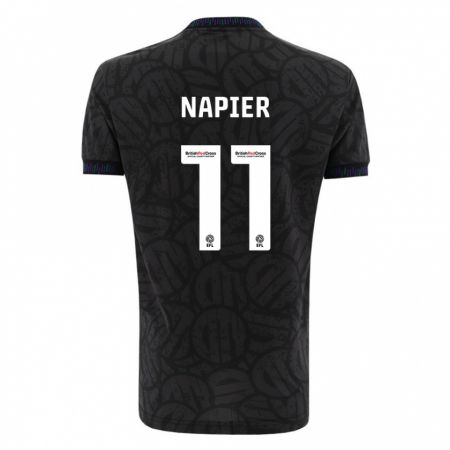 Kandiny Enfant Maillot Jamie-Lee Napier #11 Noir Tenues Extérieur 2023/24 T-Shirt