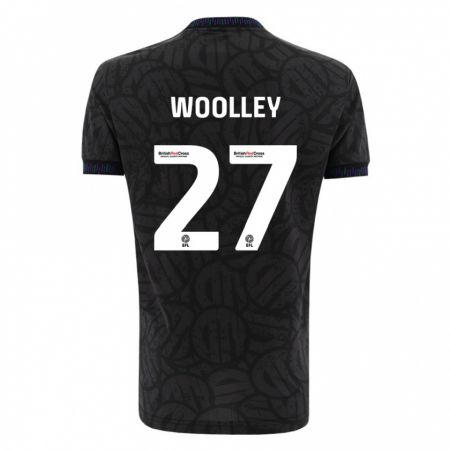 Kandiny Enfant Maillot Jesse Woolley #27 Noir Tenues Extérieur 2023/24 T-Shirt