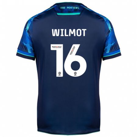 Kandiny Enfant Maillot Ben Wilmot #16 Marin Tenues Extérieur 2023/24 T-Shirt