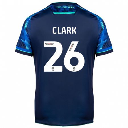 Kandiny Enfant Maillot Ciaran Clark #26 Marin Tenues Extérieur 2023/24 T-Shirt