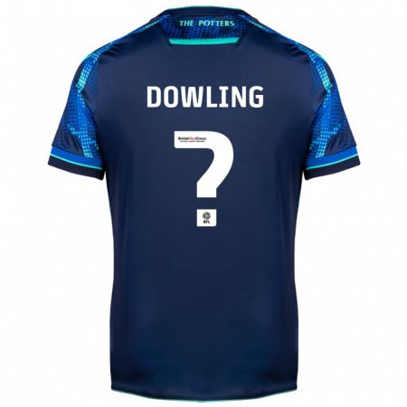 Kandiny Enfant Maillot Will Dowling #0 Marin Tenues Extérieur 2023/24 T-Shirt