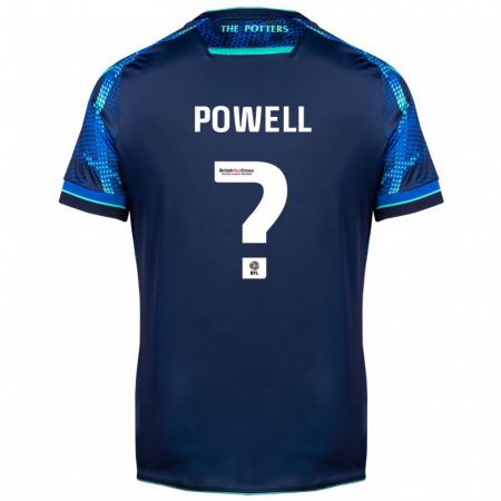 Kandiny Enfant Maillot Owen Powell #0 Marin Tenues Extérieur 2023/24 T-Shirt