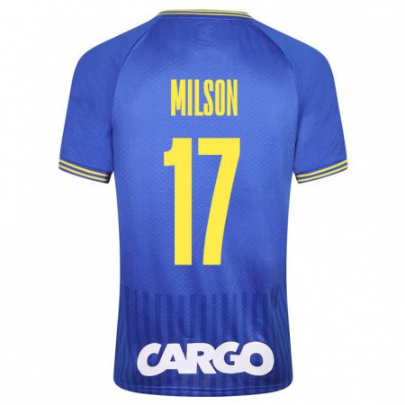 Kandiny Enfant Maillot Milson #17 Bleu Tenues Extérieur 2023/24 T-Shirt